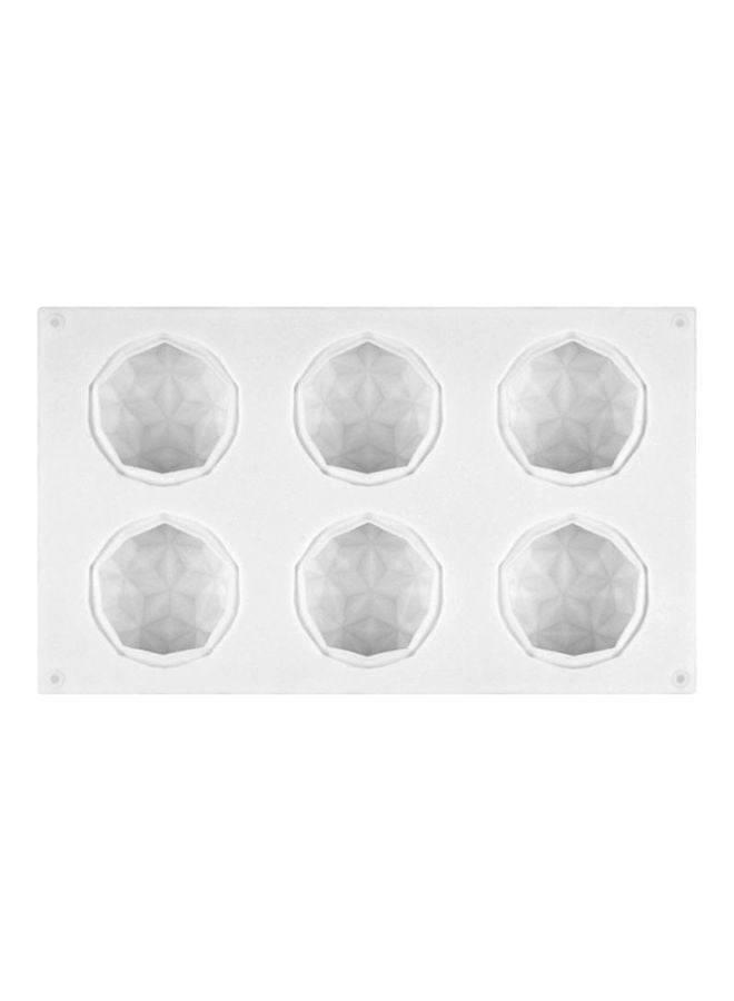 Sharpdo Silicone Cake Mould White 29.5x17.2x3.5cm - Image 1